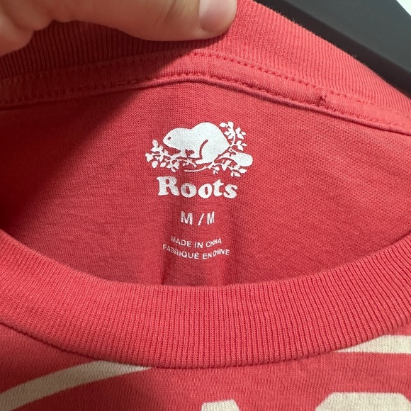Roots Canada Coral Long Sleeve T-shirt Size Medium Women’s - Picture 7 of 9